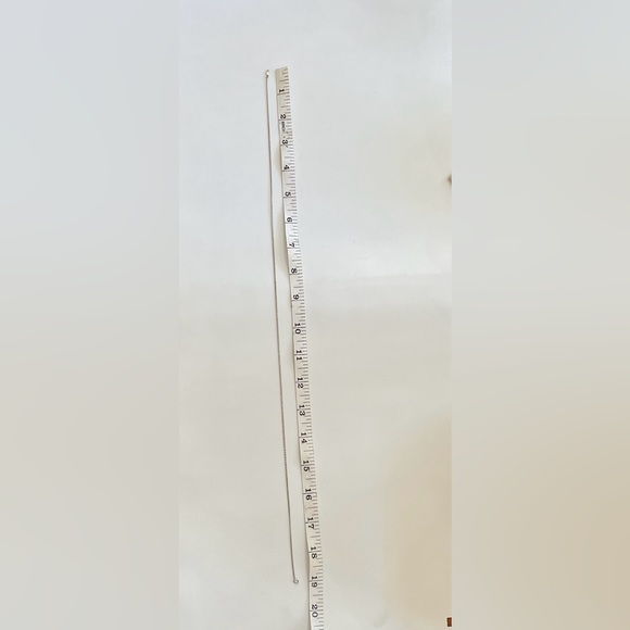 Solid Stamped 14K White Gold Link Neck Chain Necklace Vintage Unisex - Picture 10 of 10